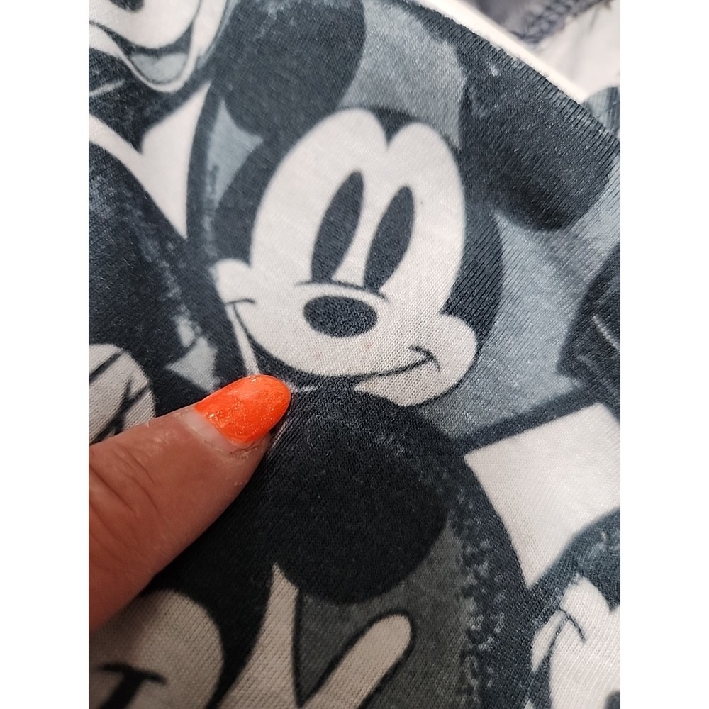 Disney Boutique Mickey Miney Dress Black Gray AOP Small Official - Picture 16 of 16